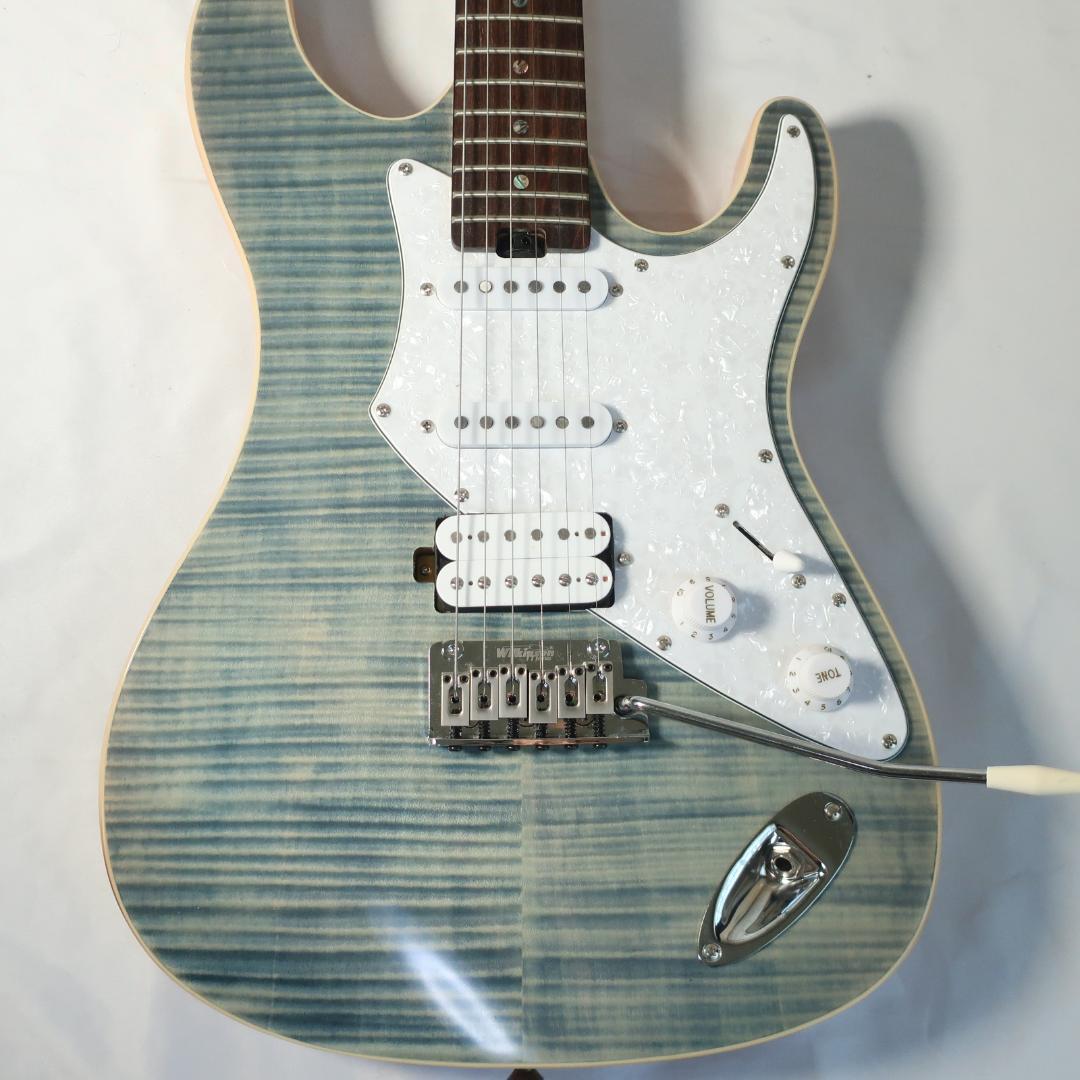 美品 AriaProII 714-AE200 エレキギター ギグバッグ付 ブルー