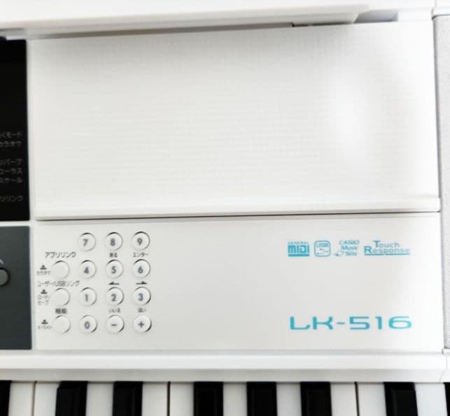 H CASIO カシオ 光ナビゲーションキーボード LK-516 YK
