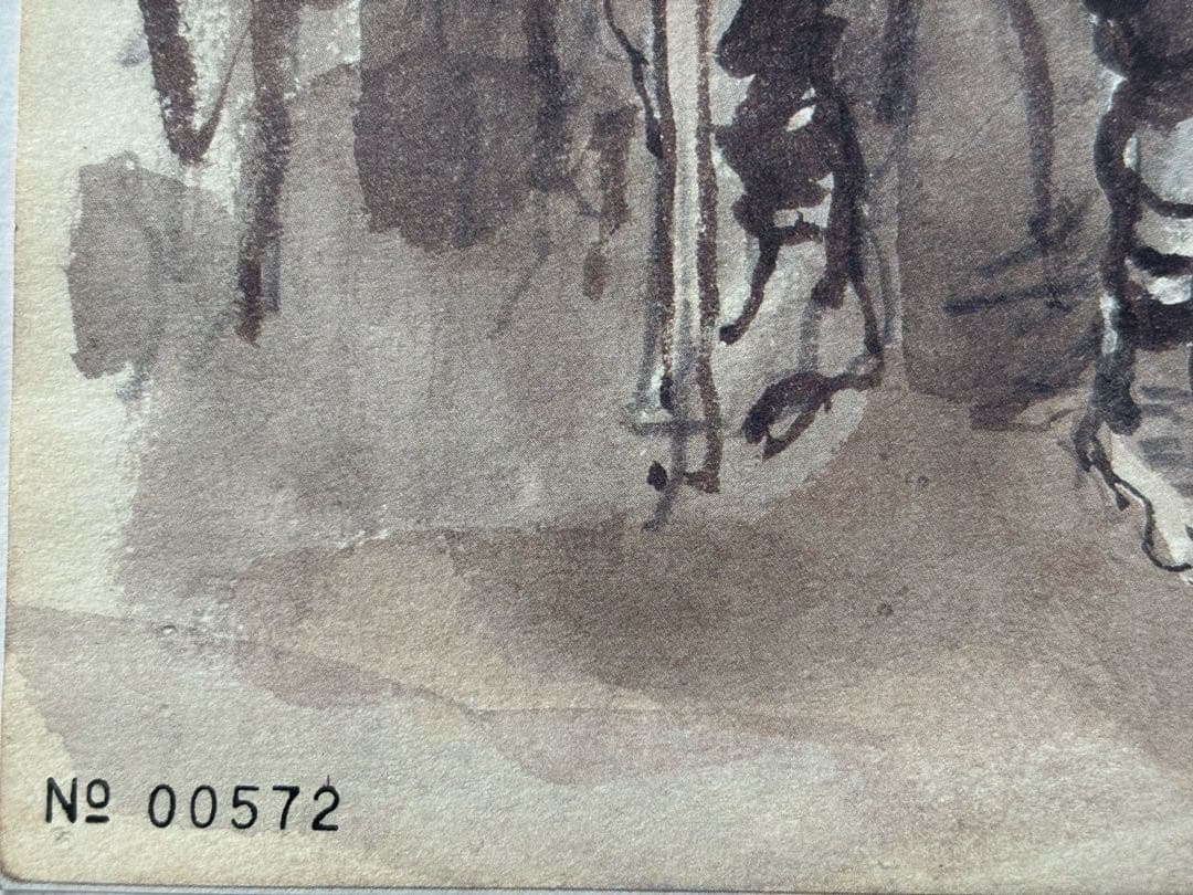 カムイ伝 複製原画「逃散」（1995年小学館文庫＆小学館叢書フェア）