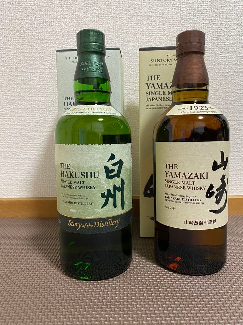 白州Story of Distillery2025・山崎ウイスキーセット サントリー シングルモルトウイスキー 山崎 【飲み比べセット】山崎