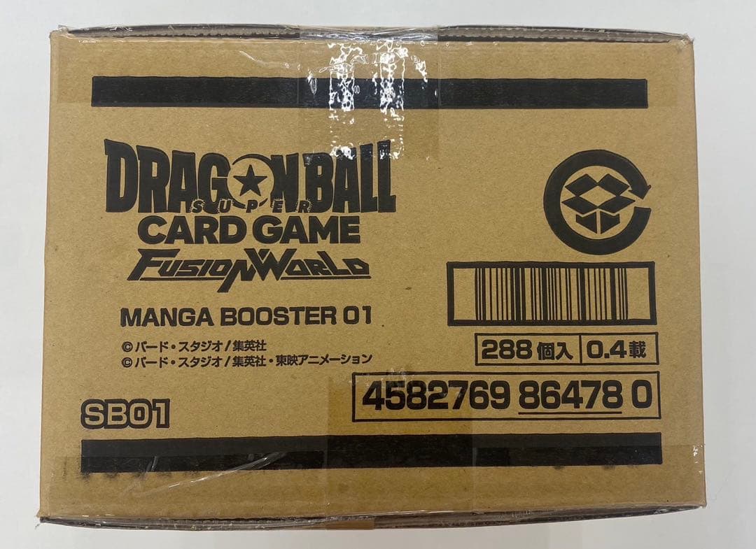 未開封】ドラゴンボール マンガブースター01 カートン フュージョン