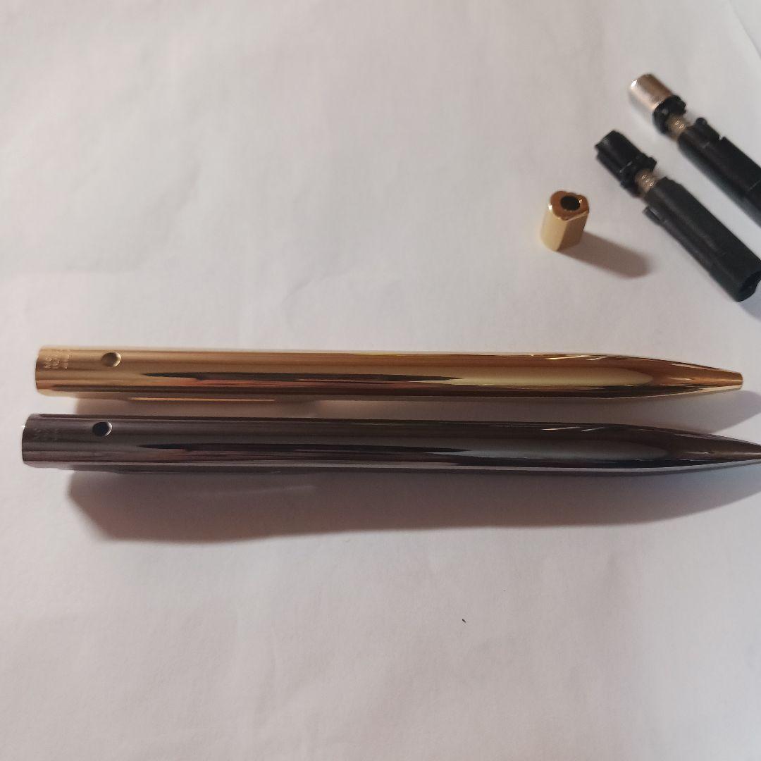 MONTBLANCレオナルド スタニウム チタンゴールド セット - メルカリ