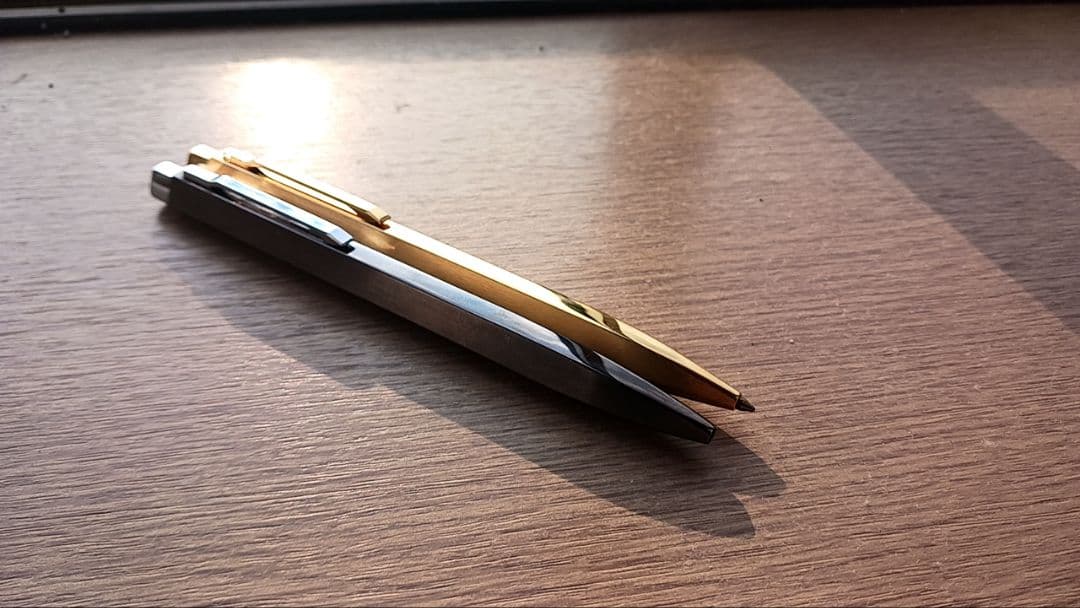 MONTBLANCレオナルド スタニウム チタンゴールド セット - メルカリ