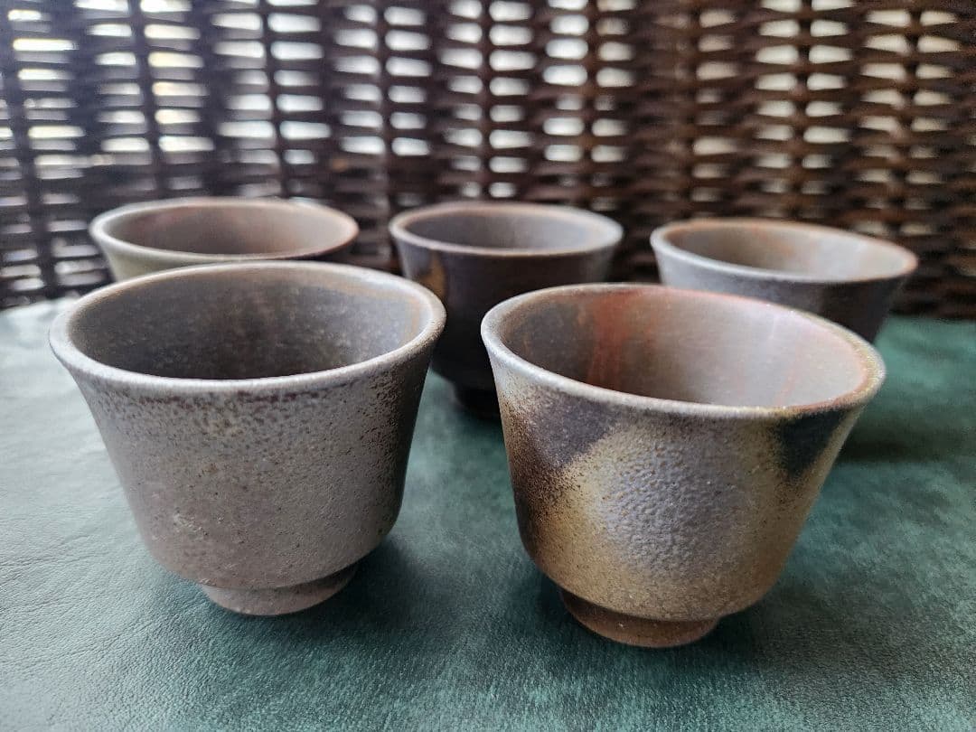 備前焼 松園 宝瓶 茶器 揃 未使用