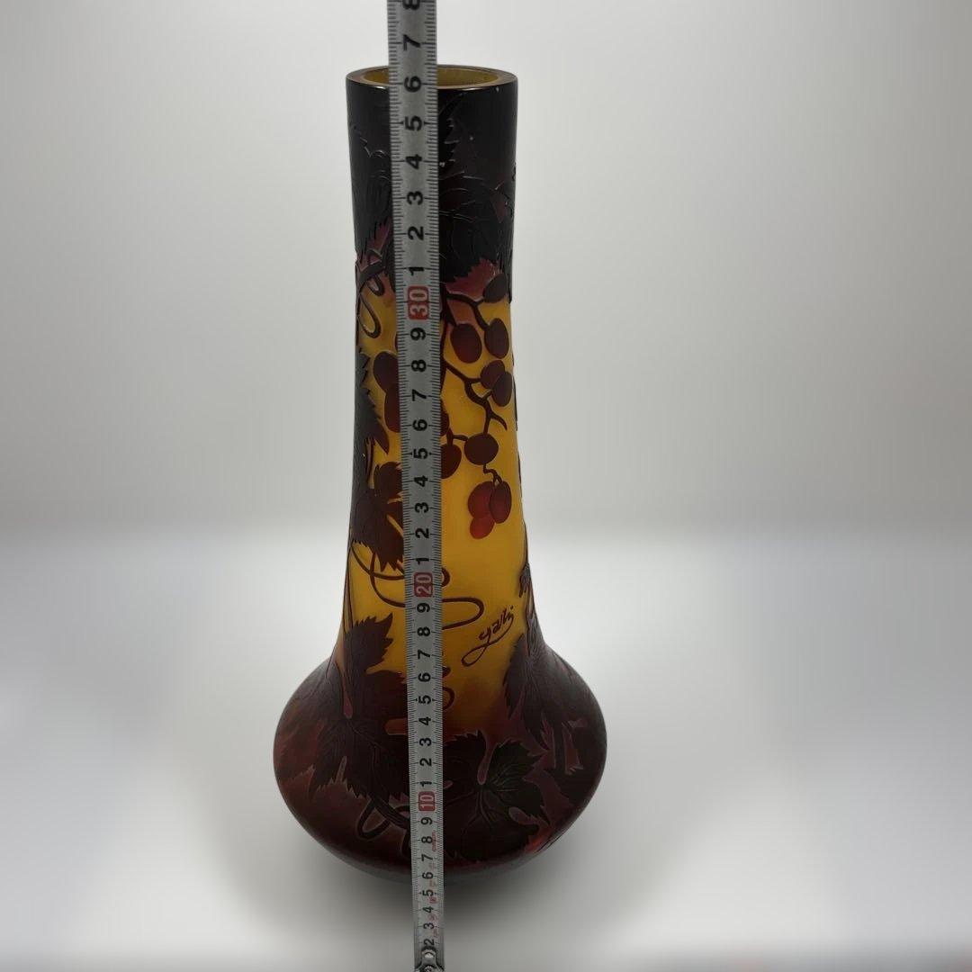 エミールガレ風花瓶 タカオ 36㎝ 東里7-0816①