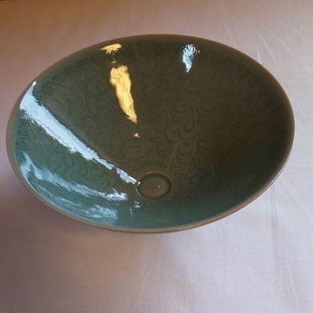 A 100 抹茶碗 高麗青磁 ( 新品未使用品 )