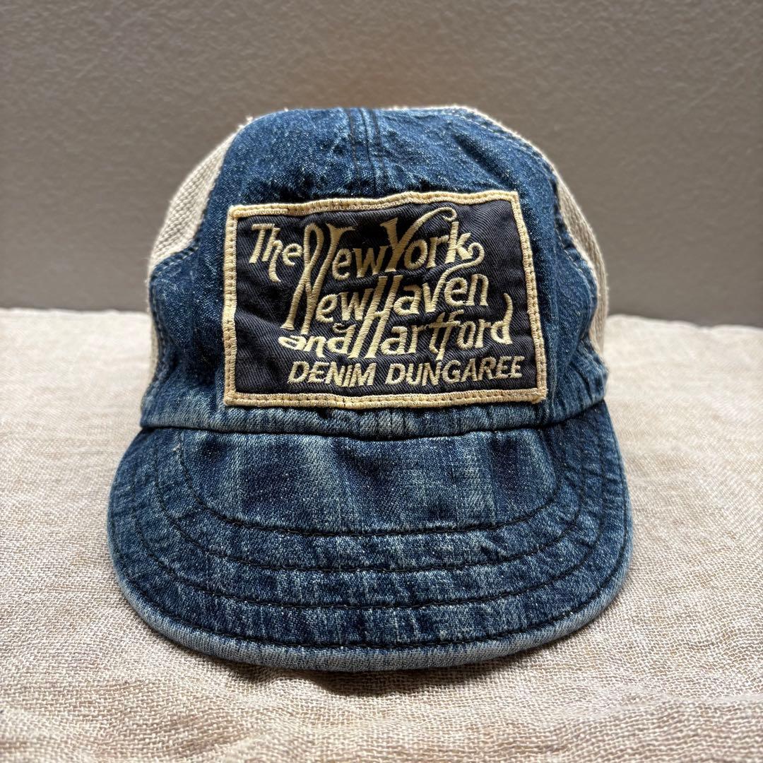 デニム&ダンガリー ワッペン パッチ デニムメッシュキャップ サイズ58