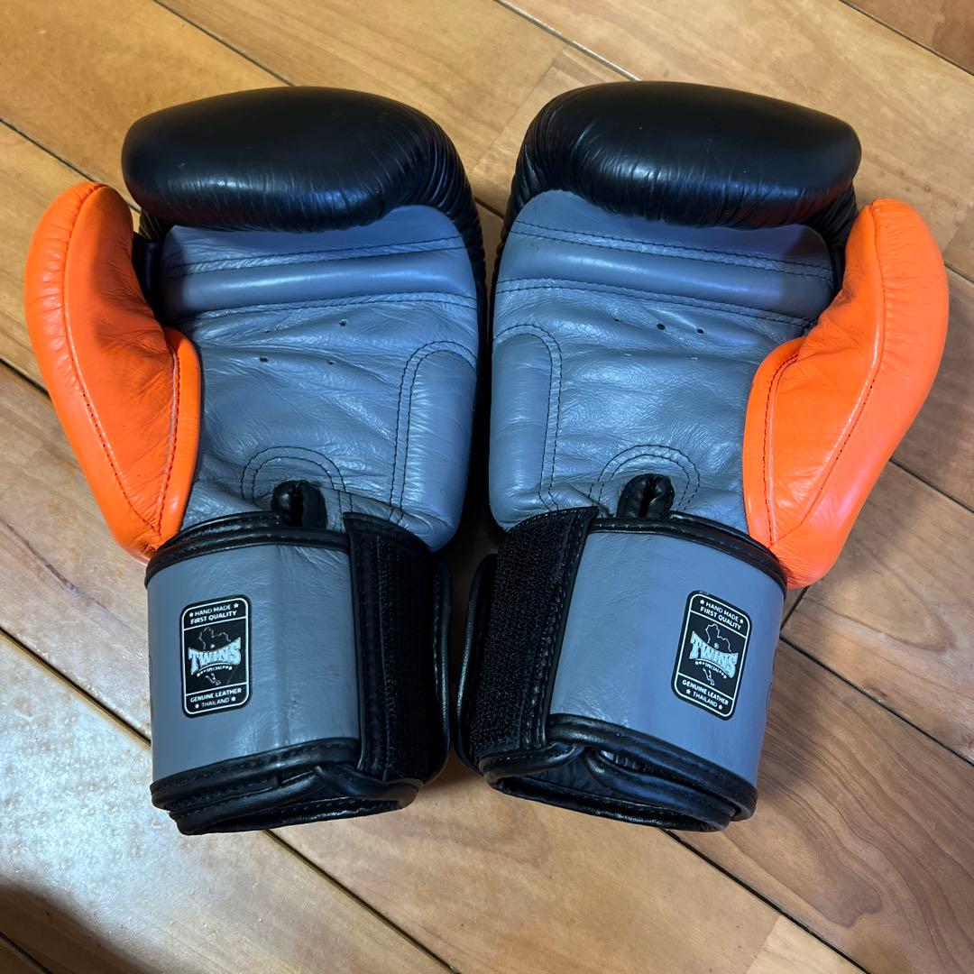 値下げ可能 限定色 8oz TWINS 本革 オレンジブラック