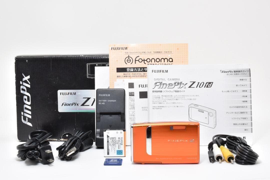 値下げ歓迎・美品】 FUJIFILM FinePix Z10fd オレンジ - メルカリ