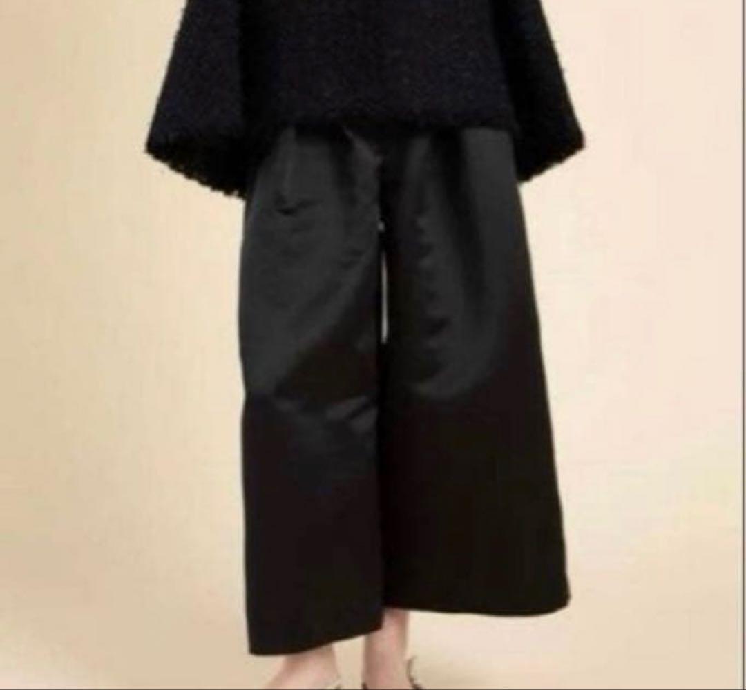 heve サテンガウチョパンツ black 36 - メルカリ