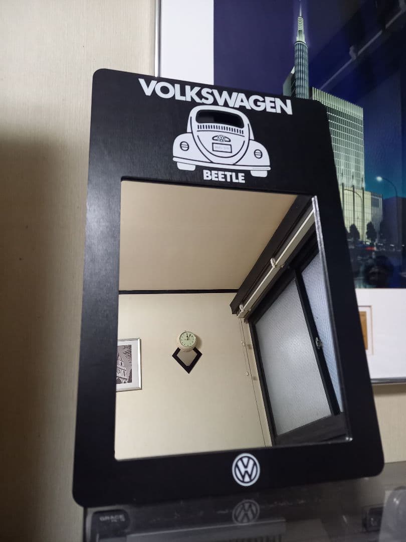 1970's　フォルクスワーゲン　Hot-Dog PRESS　ノベルティ　ミラー