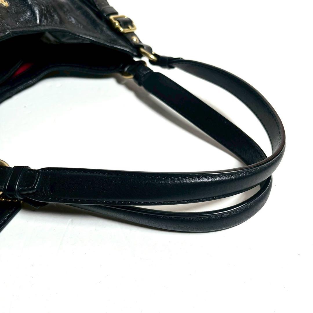 【未使用に近い✨】コーチ ショルダーバッグ 肩掛け マディソンレザー マギー 黒