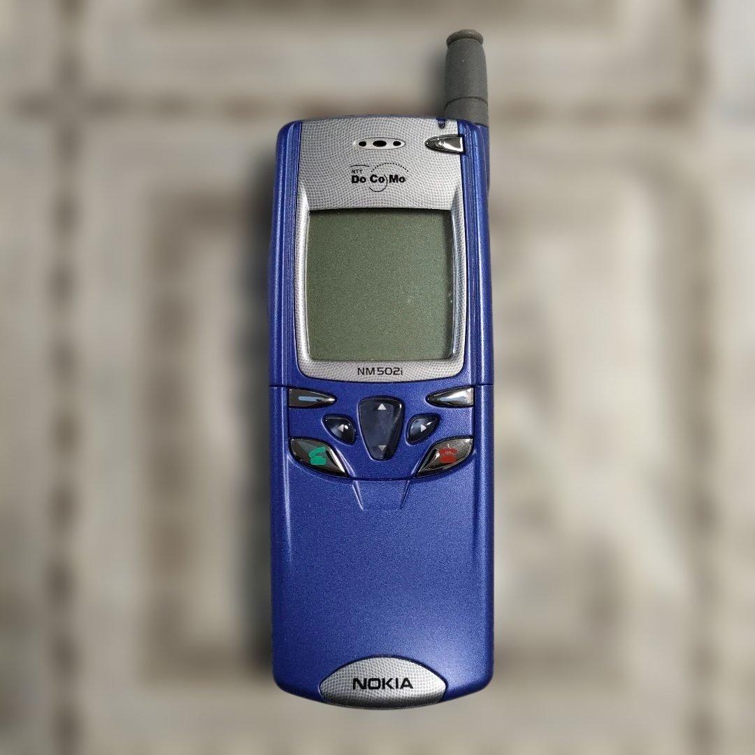 ノキアNOKIA スライド式携帯電話『DoCoMo NM502i』フィンランド製