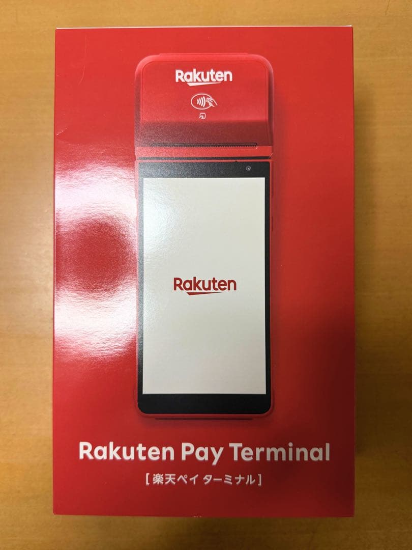 モバイル決済端末　楽天ペイ　ターミナル　感熱紙付き　赤　美品 楽天市場】【セット商品】楽天ペイ ターミナル＋対応感熱ロール紙（10