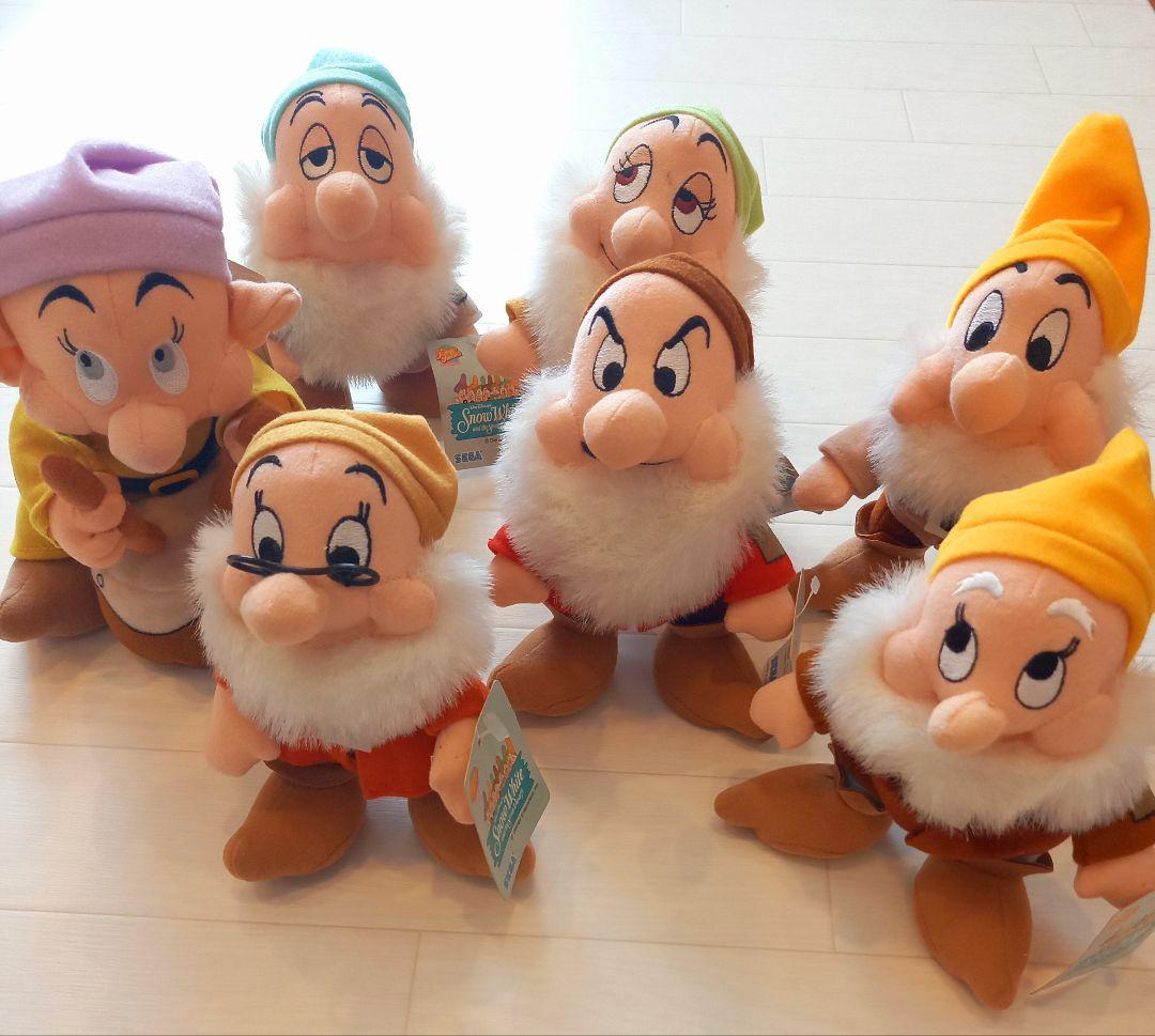 希少　白雪姫　７人のこびと　ぬいぐるみ　1999　ディズニーファンタジー
