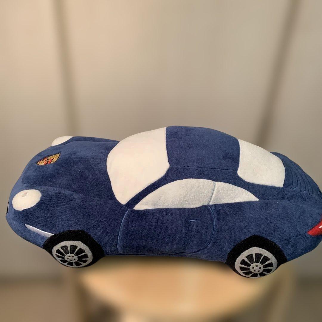 ポルシェ 車型ぬいぐるみ ネイビー