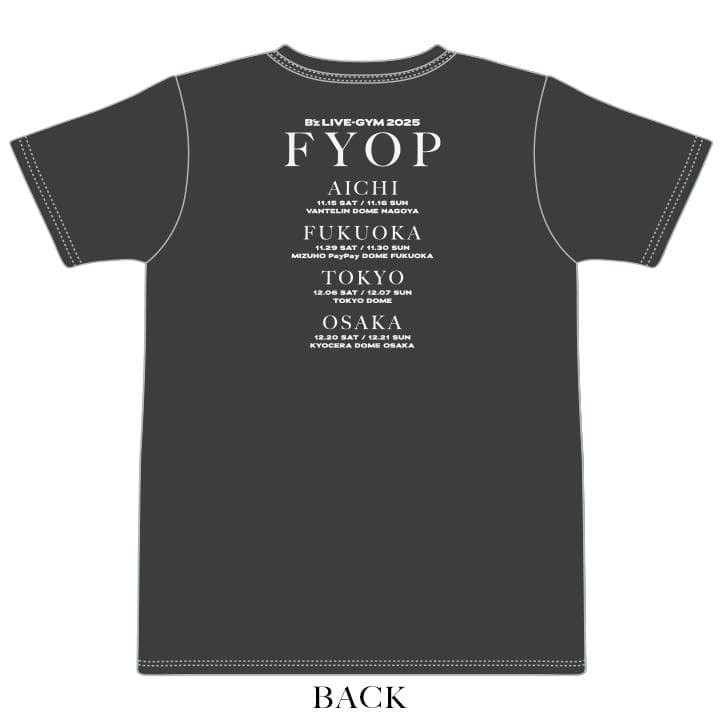 B'z LIVE-GYM 2025 -FYOP- ツアーTシャツ L - メルカリ