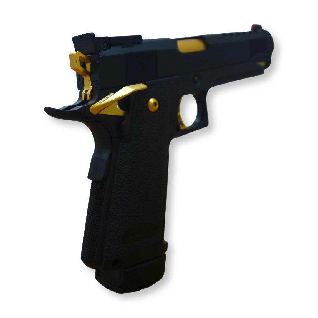 【美品】【カスタム】東京マルイ・ハイキャパ5.1　ゴールドマッチガスブローバック