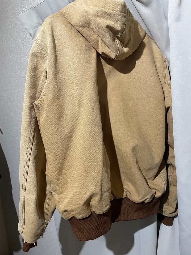 Carhartt アクティブジャケット　90s 80s 星タグ　ベージュ