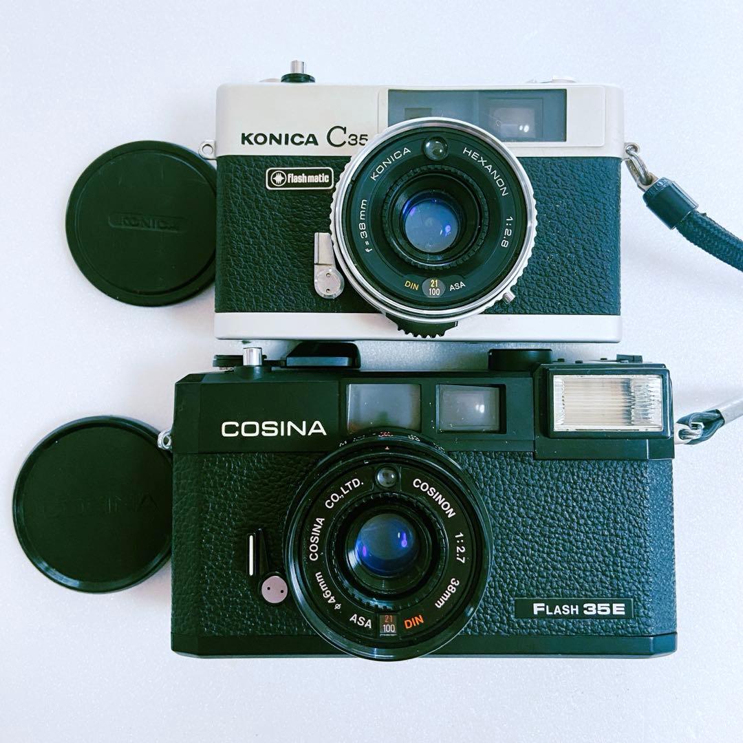 フィルムカメラ Konica C35, Cosina ,Olympus Pen