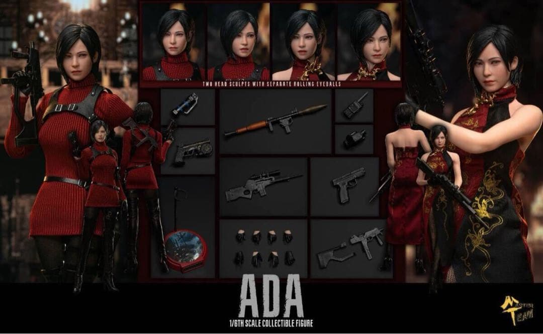 MTtoys018 エイダ・ウォン 1/6 フィギュア