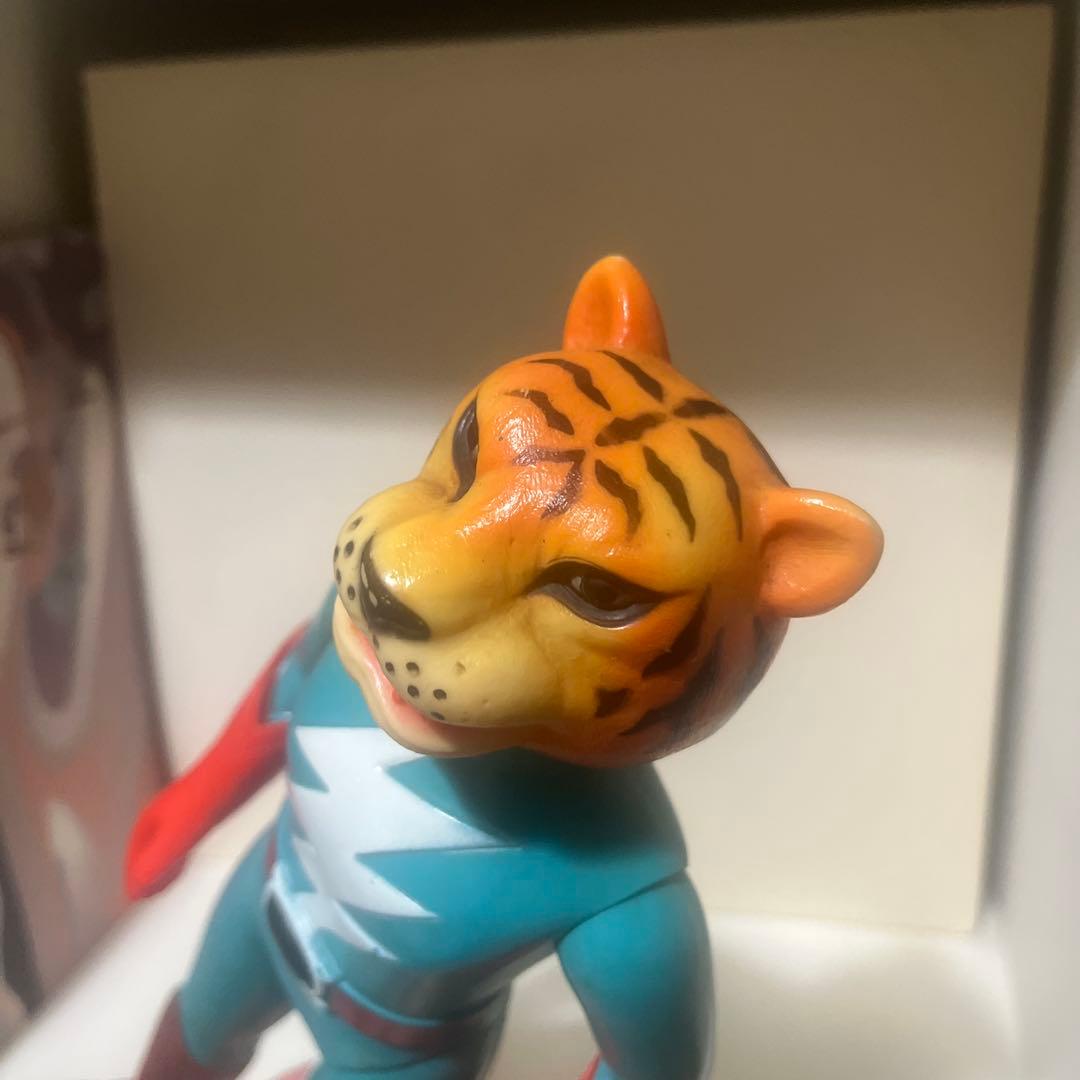 ブルマァク製 鉄人タイガーセブン ファイトグローブ付 ソフビ フィギュア 当時物