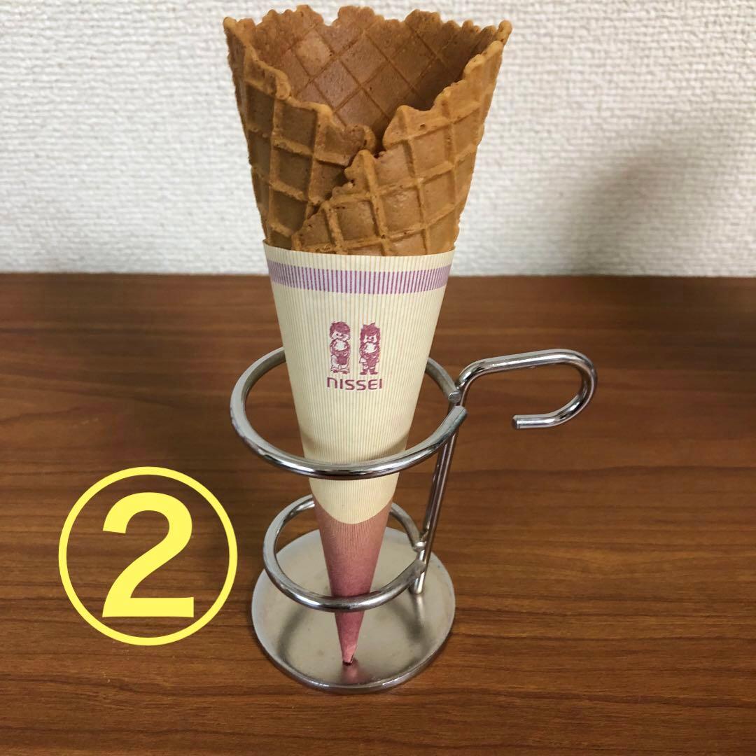 ソフトクリームスタンド2種（5個＋3個） 合計8個セット