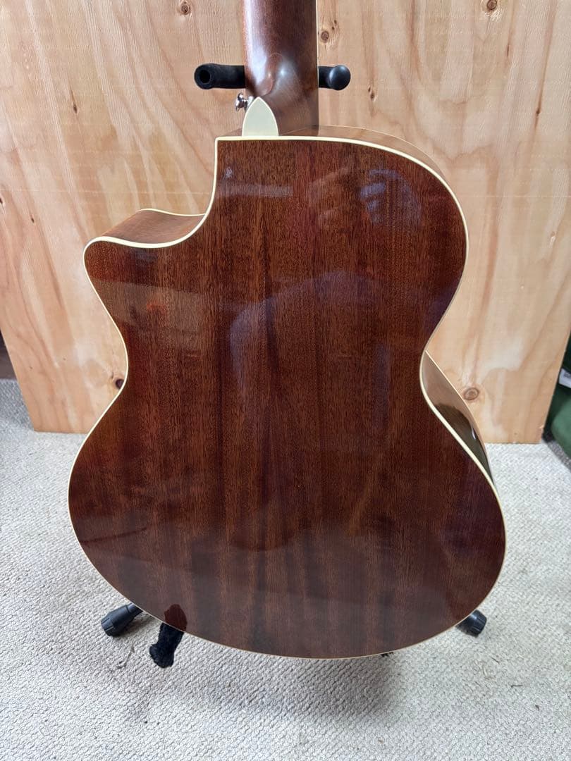 Ibanez オールマホガニー トップ単板12弦 エレアコ 純正ギグケース付