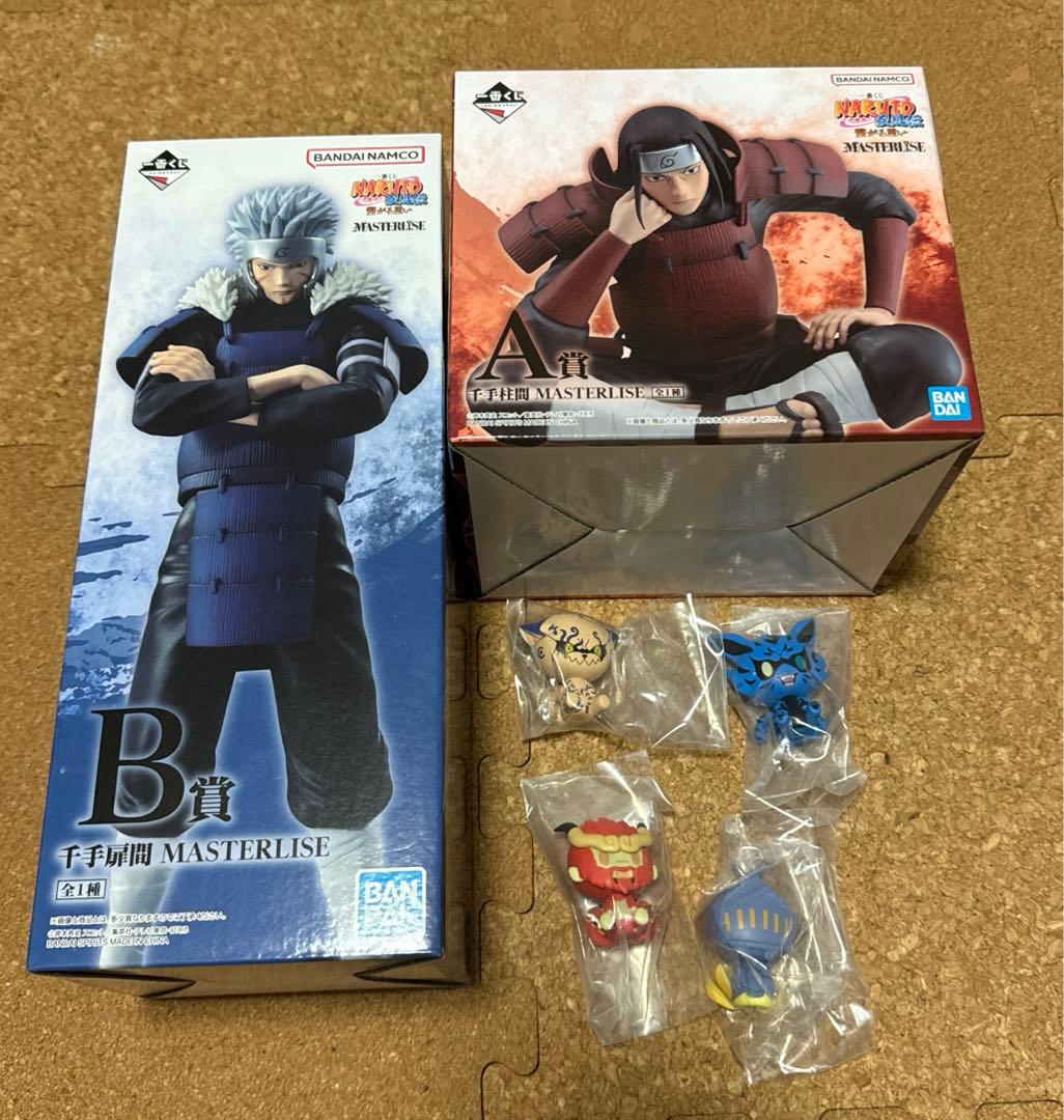 NARUTO 一番くじ A、B賞セット おまけE賞4つ付き BANDAI - A