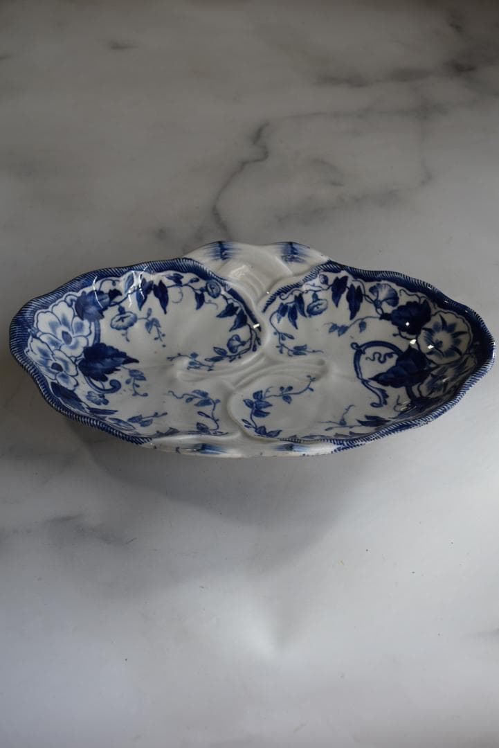 フランス19世紀 クレイユモントロー ラヴィエ皿 フローラ アンティーク