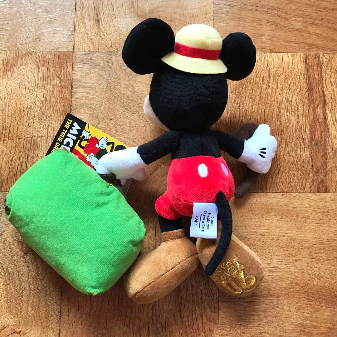 ミッキー ぬいぐるみ ミッキーのドキドキ汽車旅行 90周年 ディズニーストア