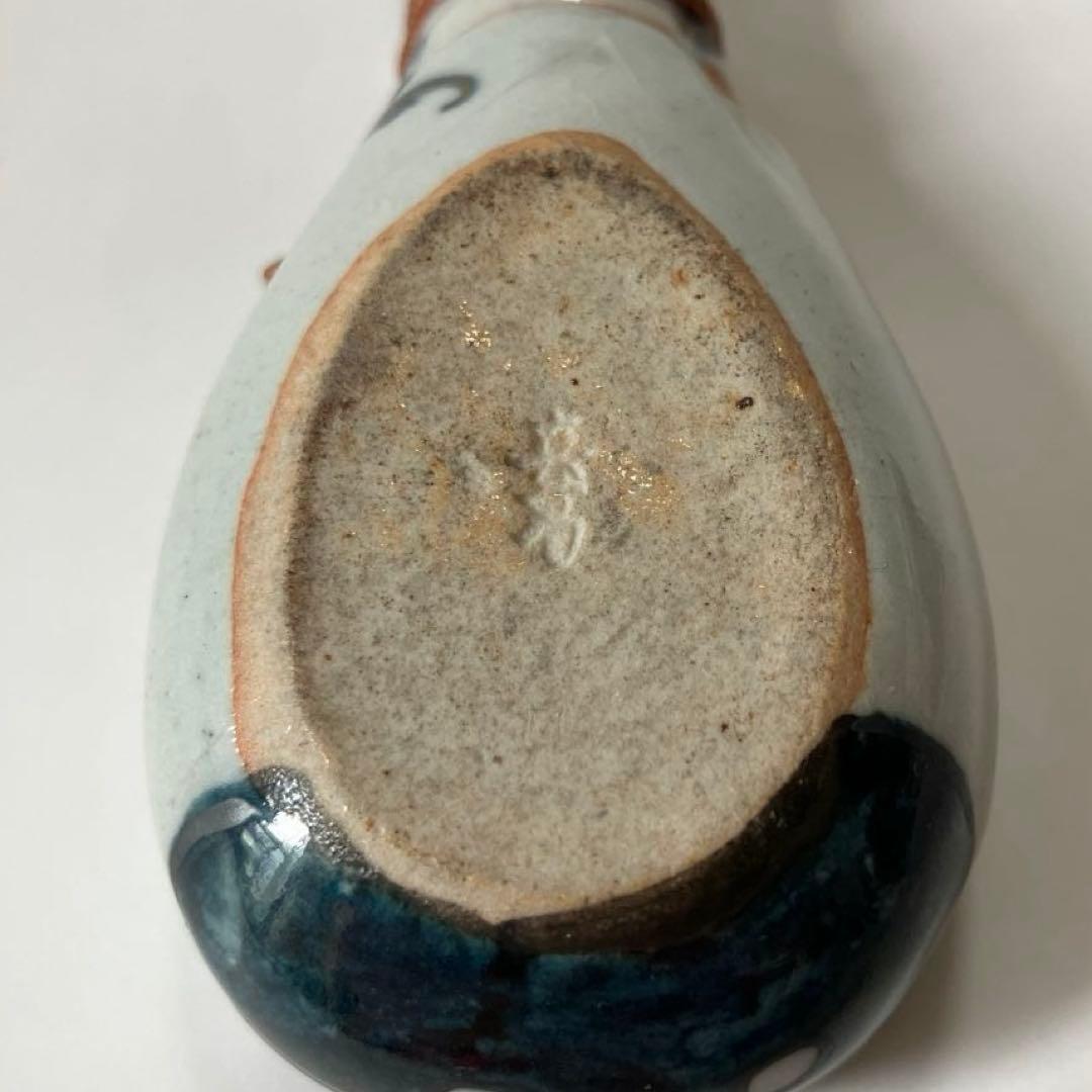 茶道具】宮川香齋作 真葛焼 琵琶袋形香合 色絵金銀彩 真葛印