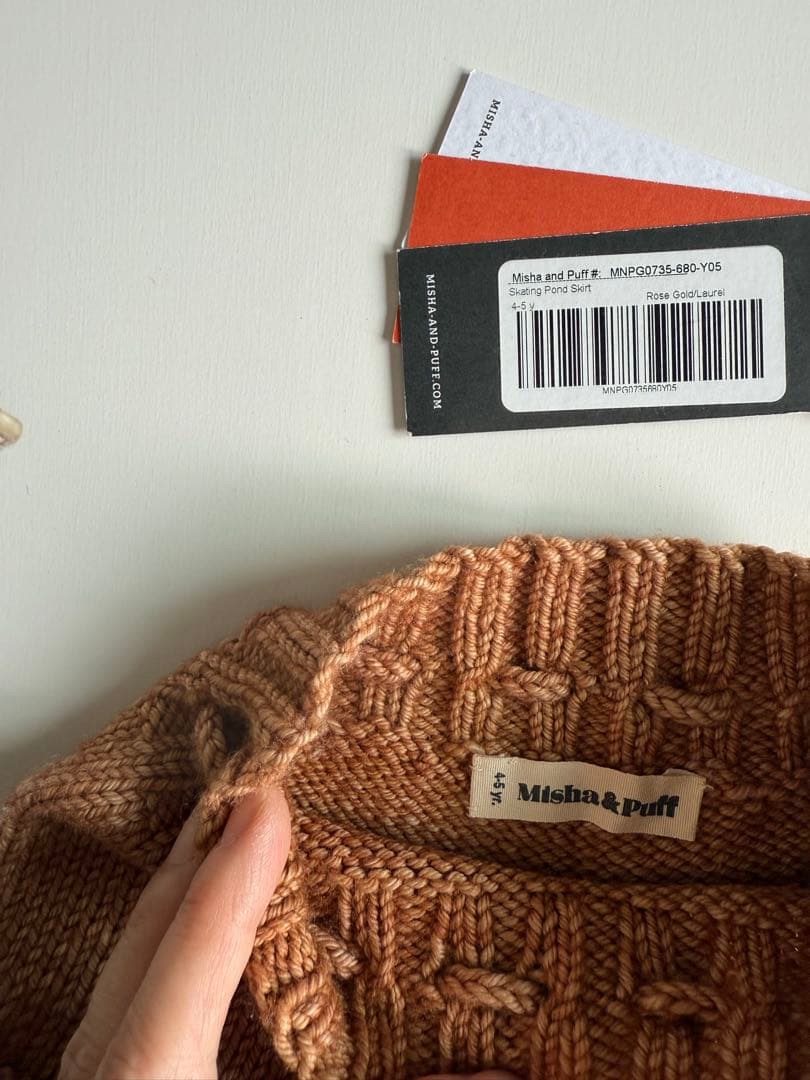 misha and puff＊ミーシャアンドパフ＊スカート＊スケポン＊4-5y