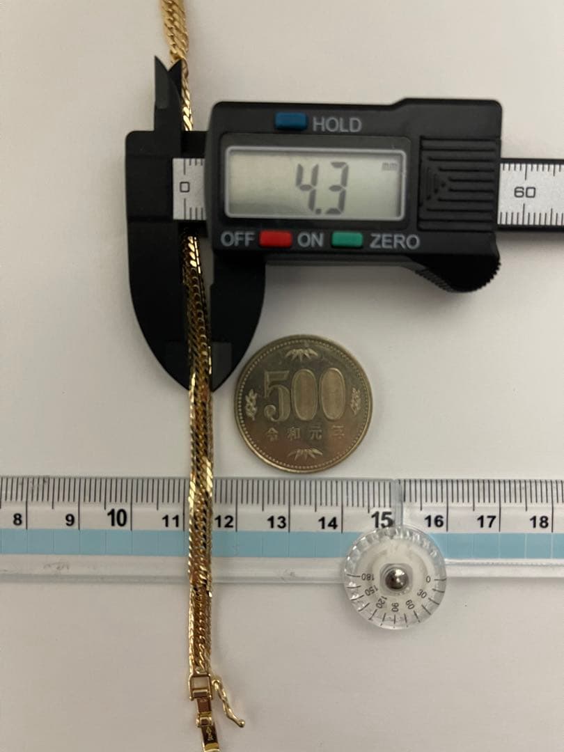 K18喜平アンクレット 16面トリプルカット mカット 商品詳細最上級 16面