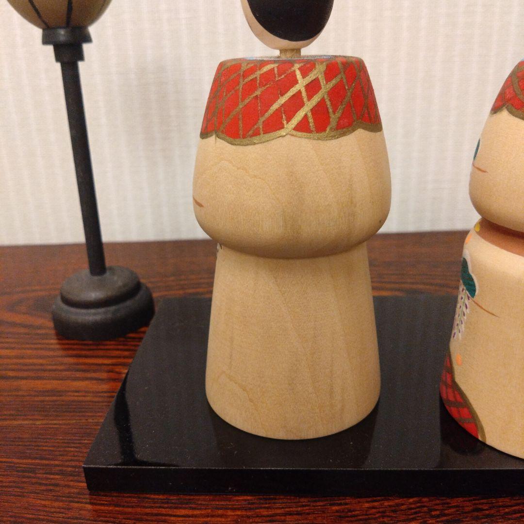 こけしの雛人形