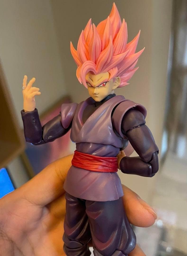 S.H.Figuarts用 ゴクウブラック　スーパーサイヤ人ロゼ　ヘッドパーツ