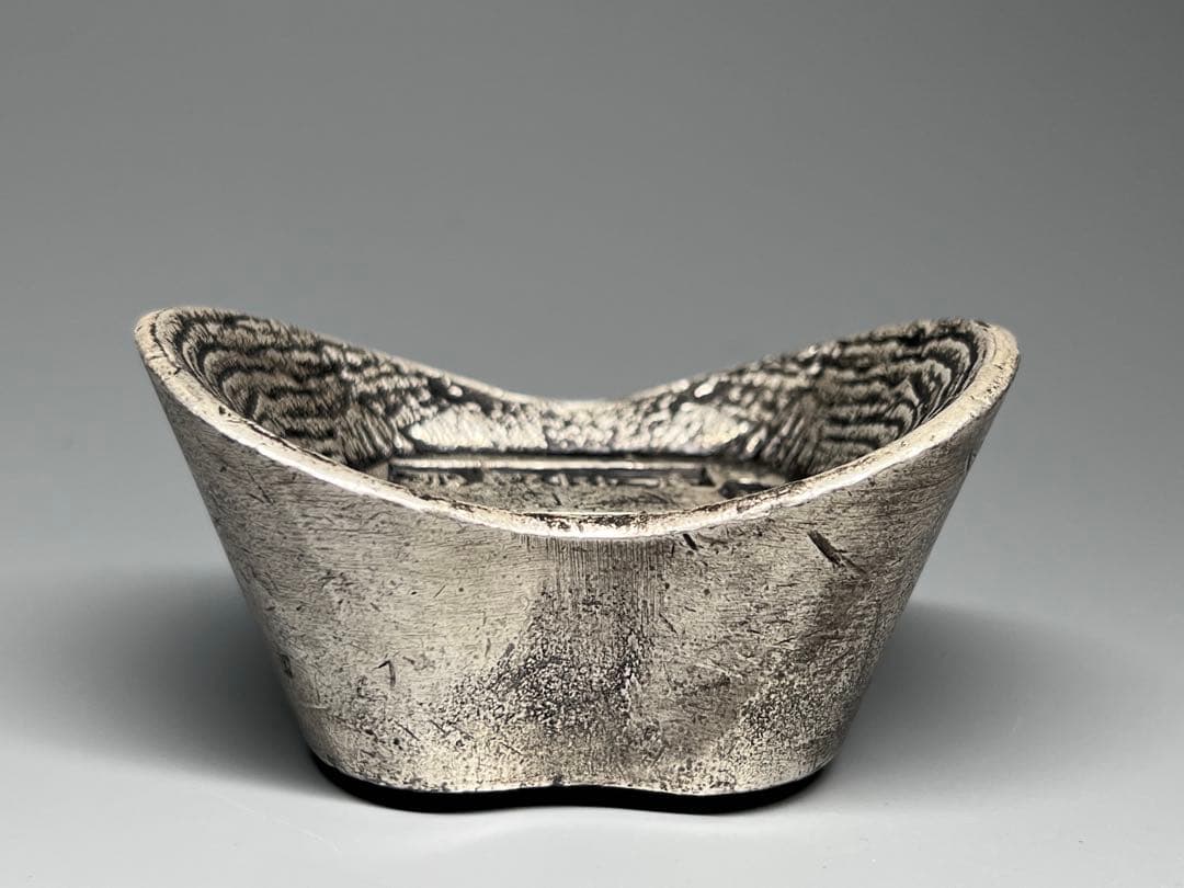 中国古銭 大型 厚重 民国年月 解県 銀元寶 銀錠 馬蹄銀 重さ: