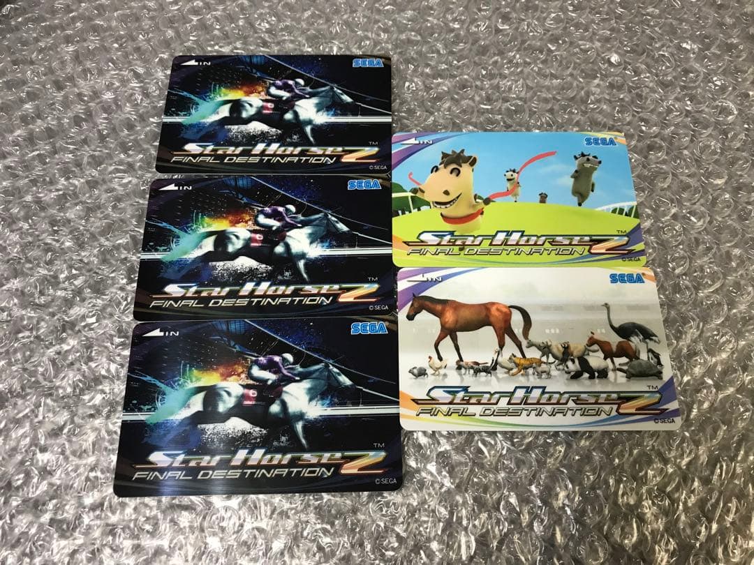 スターホース2カード未使用 5枚 未使用品】競馬ゲーム スターホース2