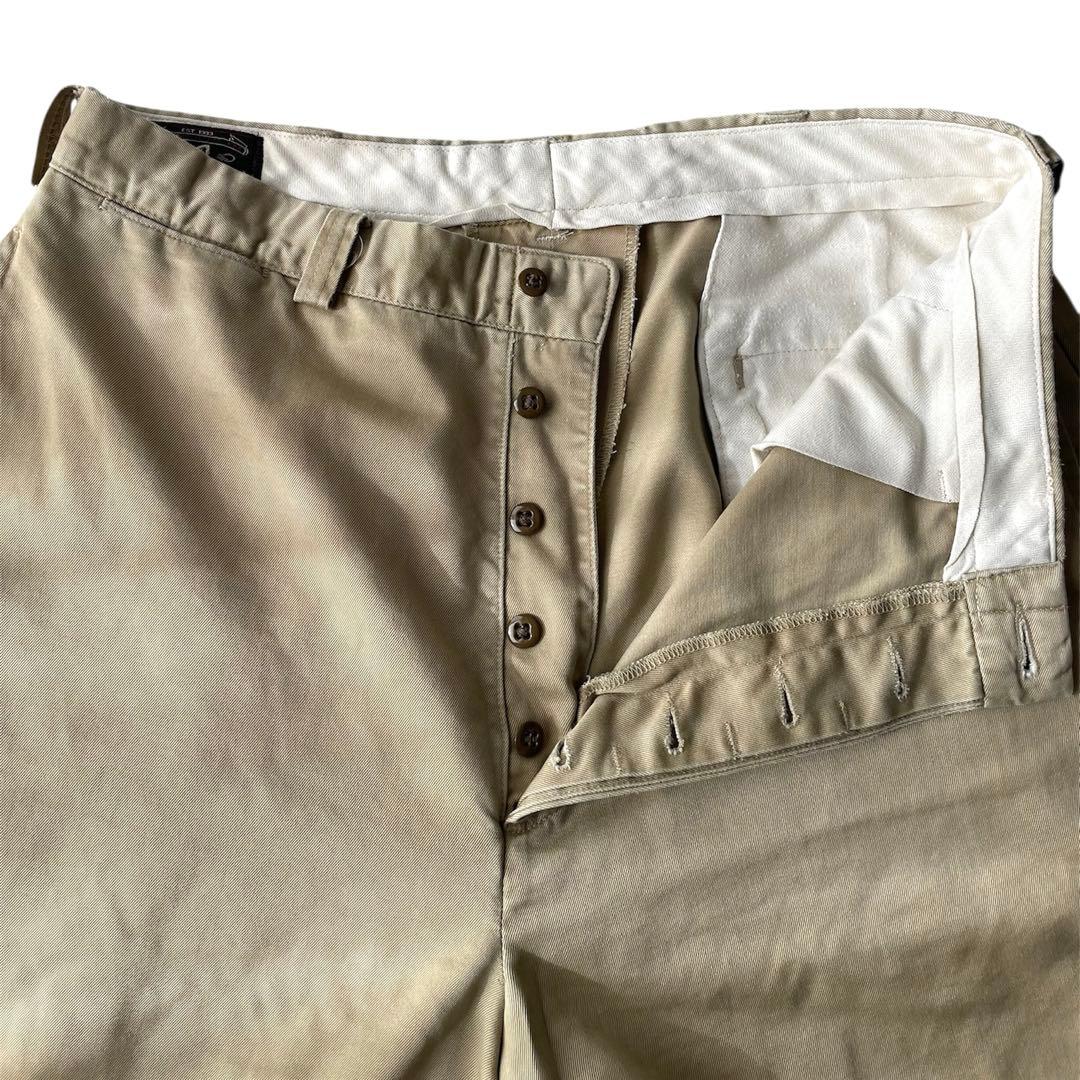 90s RRL 初期 チノパン USA製 W34 ベージュ 太め ヴィンテージ - メルカリ