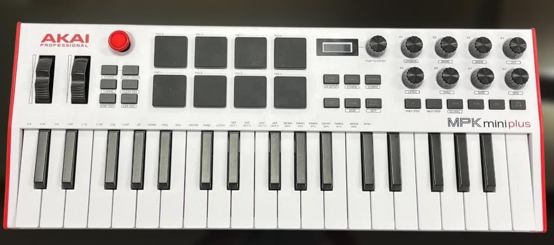 AKAI MPK mini plus 37鍵 MIDIコントローラー ホワイト - メルカリ