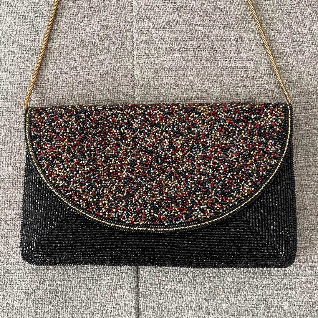 皇室御用達 LUMY ルミーはしもと パーティバッグ　ビーズバッグ 結婚式