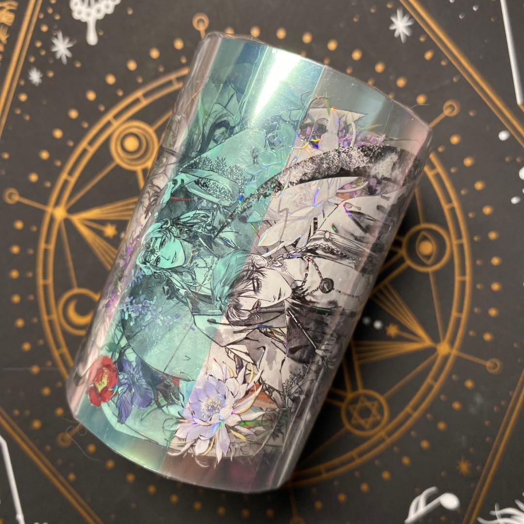 C1】海外 10m巻 貝殻光マスキングテープ 人物系/背景系/装飾系