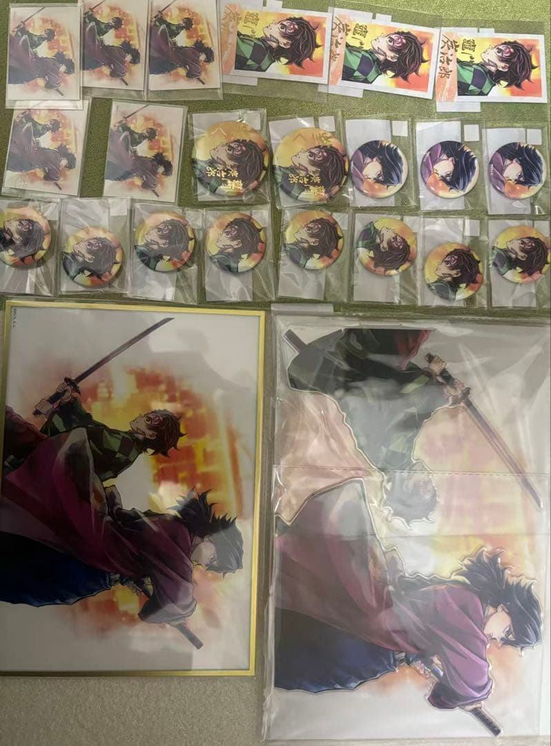 鬼滅の刃 WEBSHOPくじ 繋ぐ 炭治郎と義勇 B賞 アクリル色紙 ufotable