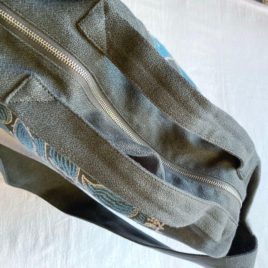 【未使用品級】ミナペルホネン following day ショルダーバッグ 大