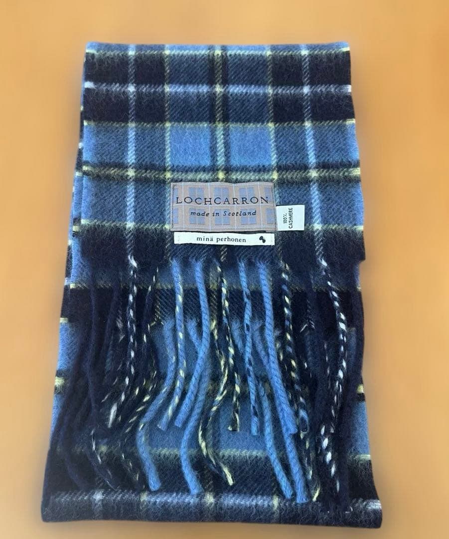 ミナペルホネン×LOCHCARRON タータンマフラー おまけつき