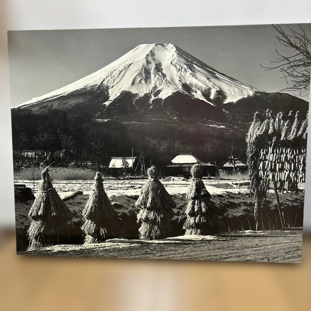 富士山パネル2点山梨県忍野村 八ヶ岳連邦権現岳頂上