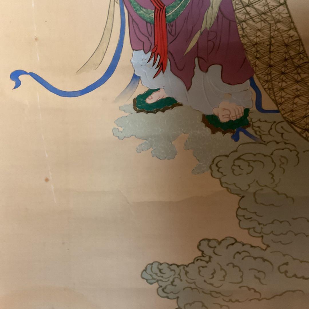 橋本雅邦 【 国宝 悲母観音図 狩野芳崖 】 橋本雅邦による、写画