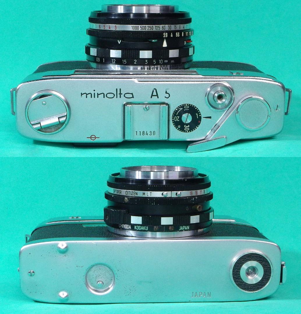 美品】ミノルタA5ロッコール45/2.8フルマニュアル機【試写済み