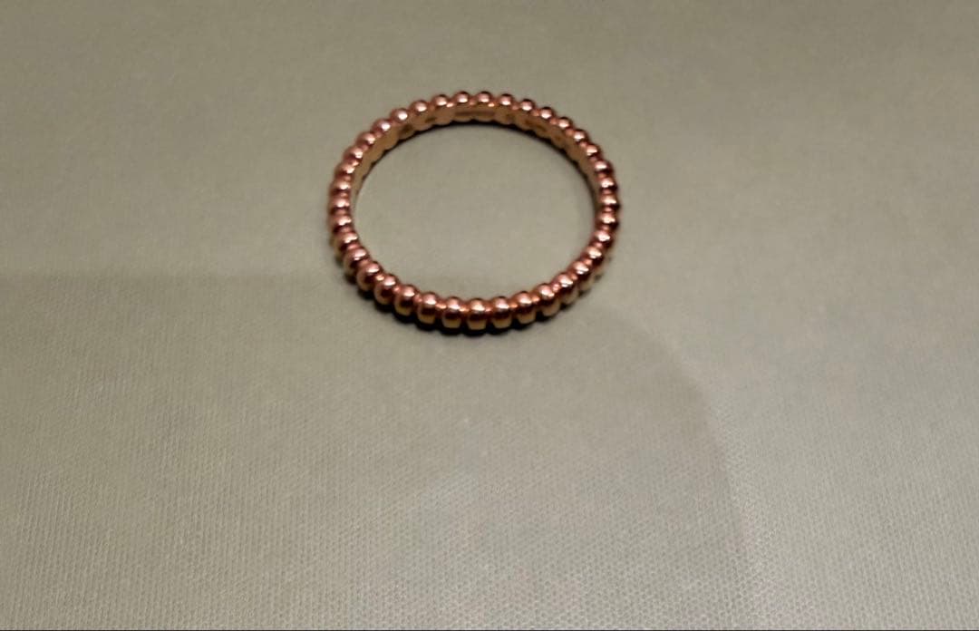 Van Cleef&Arpels ペルレ　リング　スモール　ローズゴールド