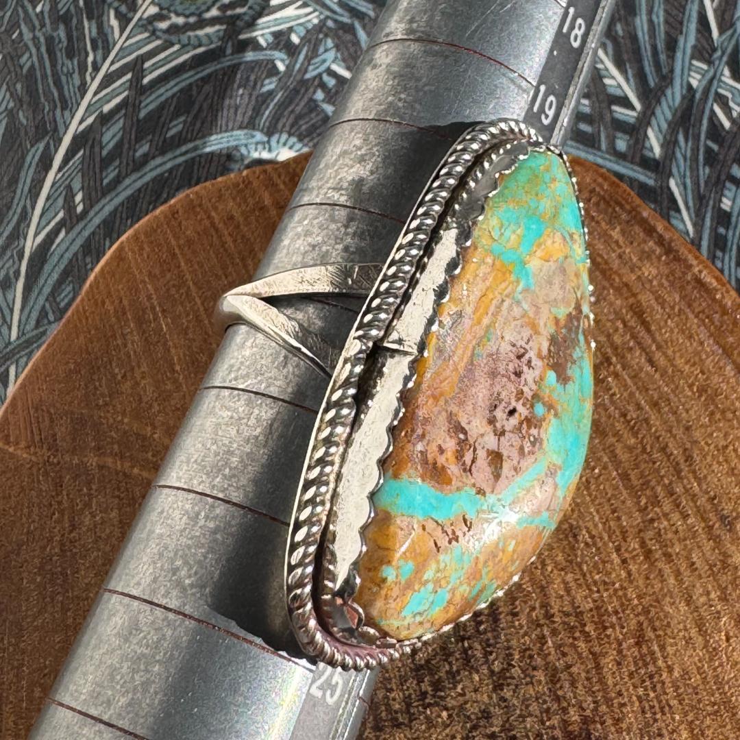 m*a様 90年代　ヴィンテージ 　インディアンジュエリー　ターコイズ 　シルバ